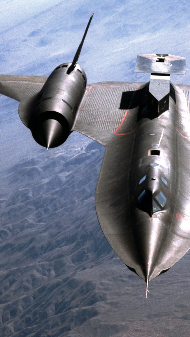Wallpaper Lockheed, SR-71, Blackbird, jet, plane, aircraft, sky, U.S