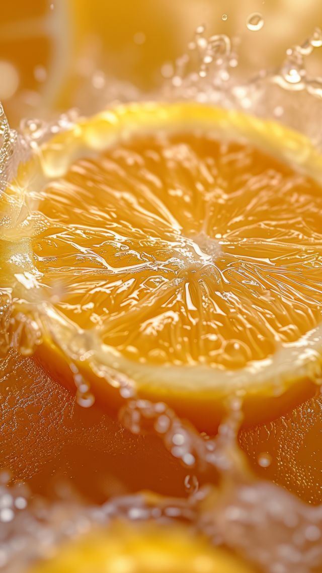 lemon, water (vertical)