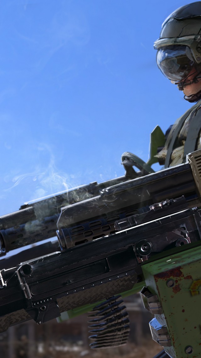 soldier, guns, tank (vertical)