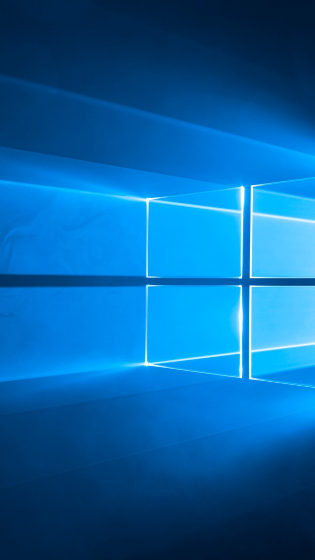 Windows 10, 4k, 5k wallpaper, Microsoft, blue (vertical)