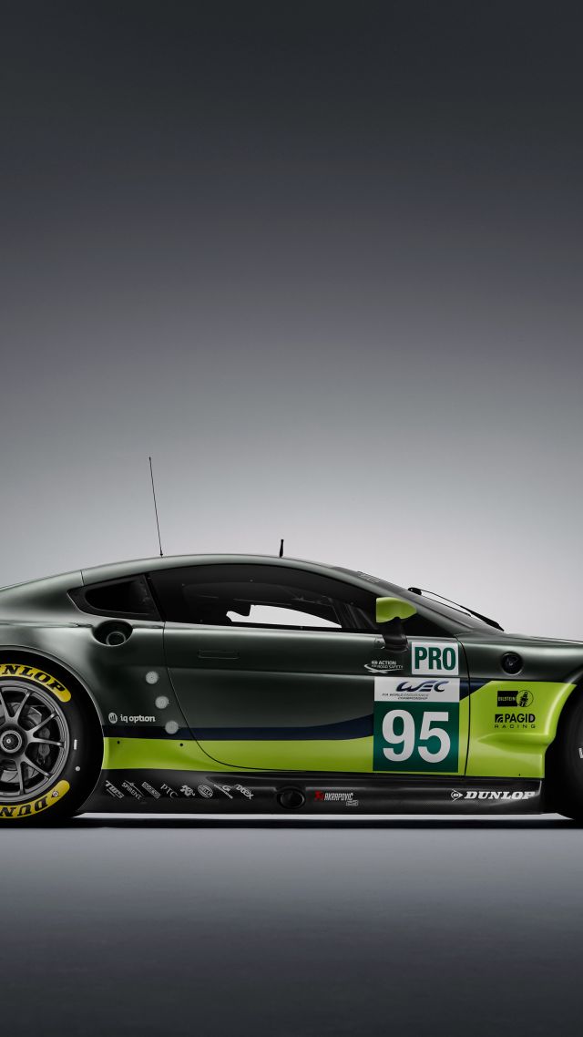 Aston Martin V8 Vantage GTE, racing cars (vertical)