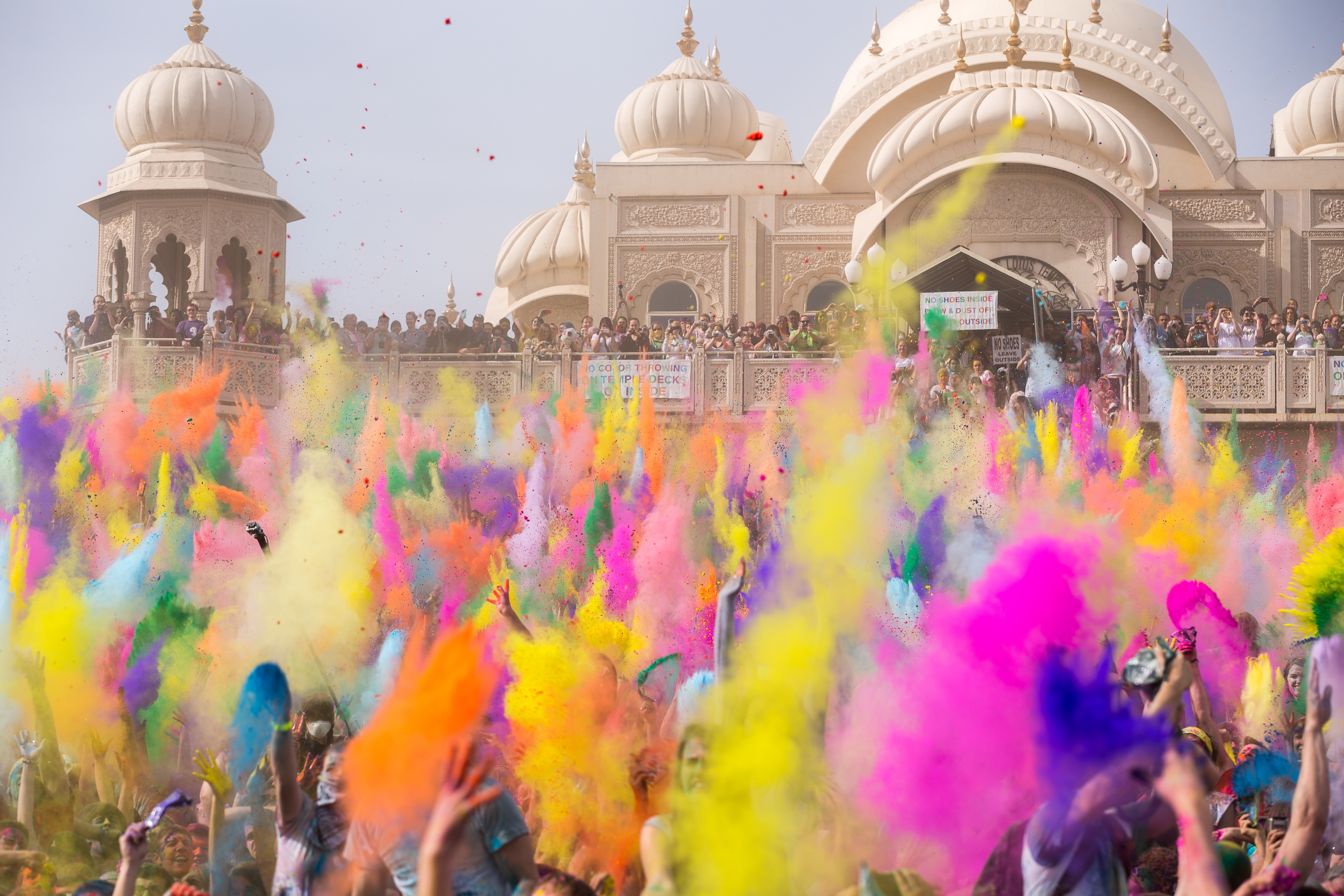 Wallpaper Holi Festival Of Colours, Indian holiday, spring, life, new