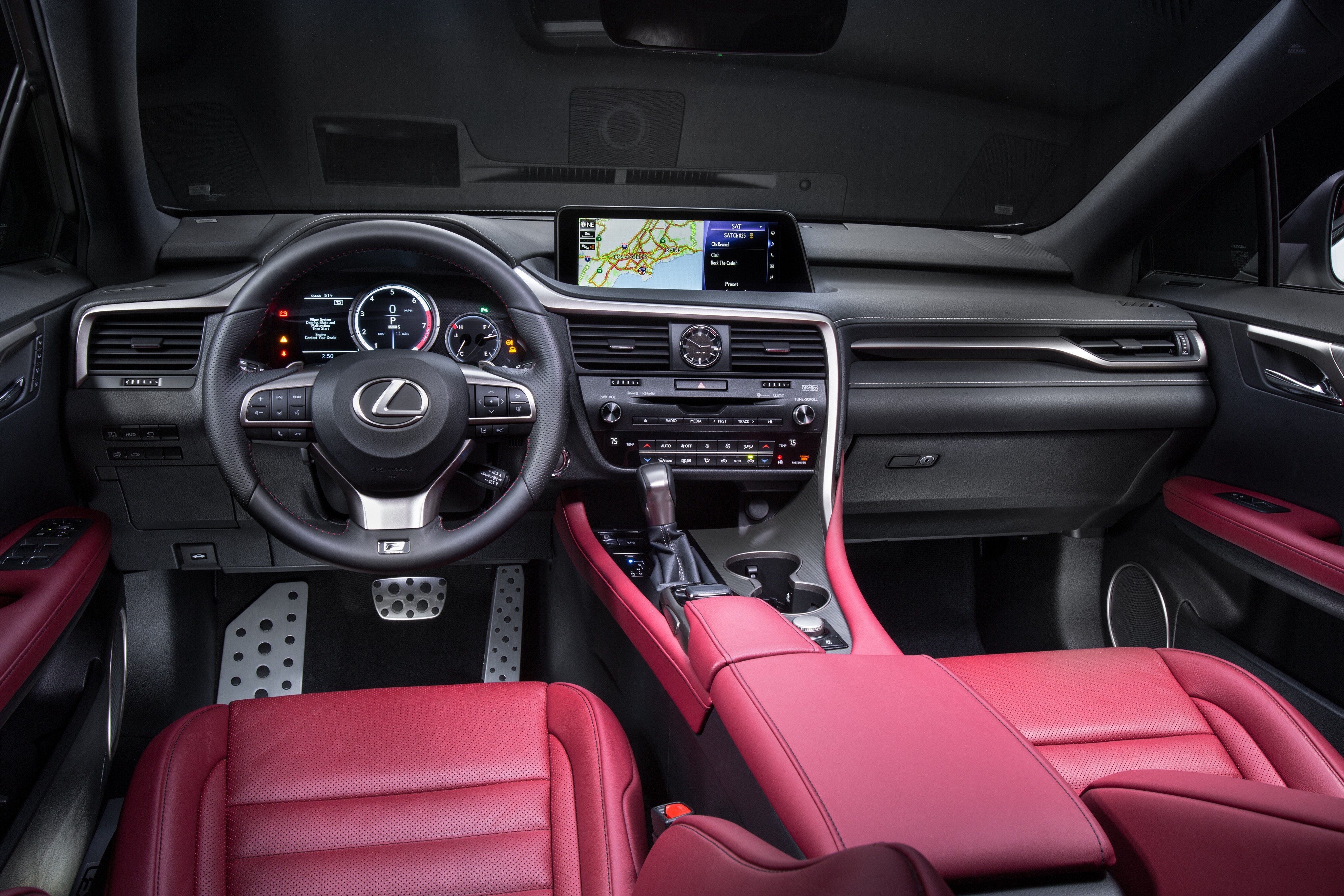 Wallpaper Lexus RX 350, supercar, interior, luxury cars, test drive
