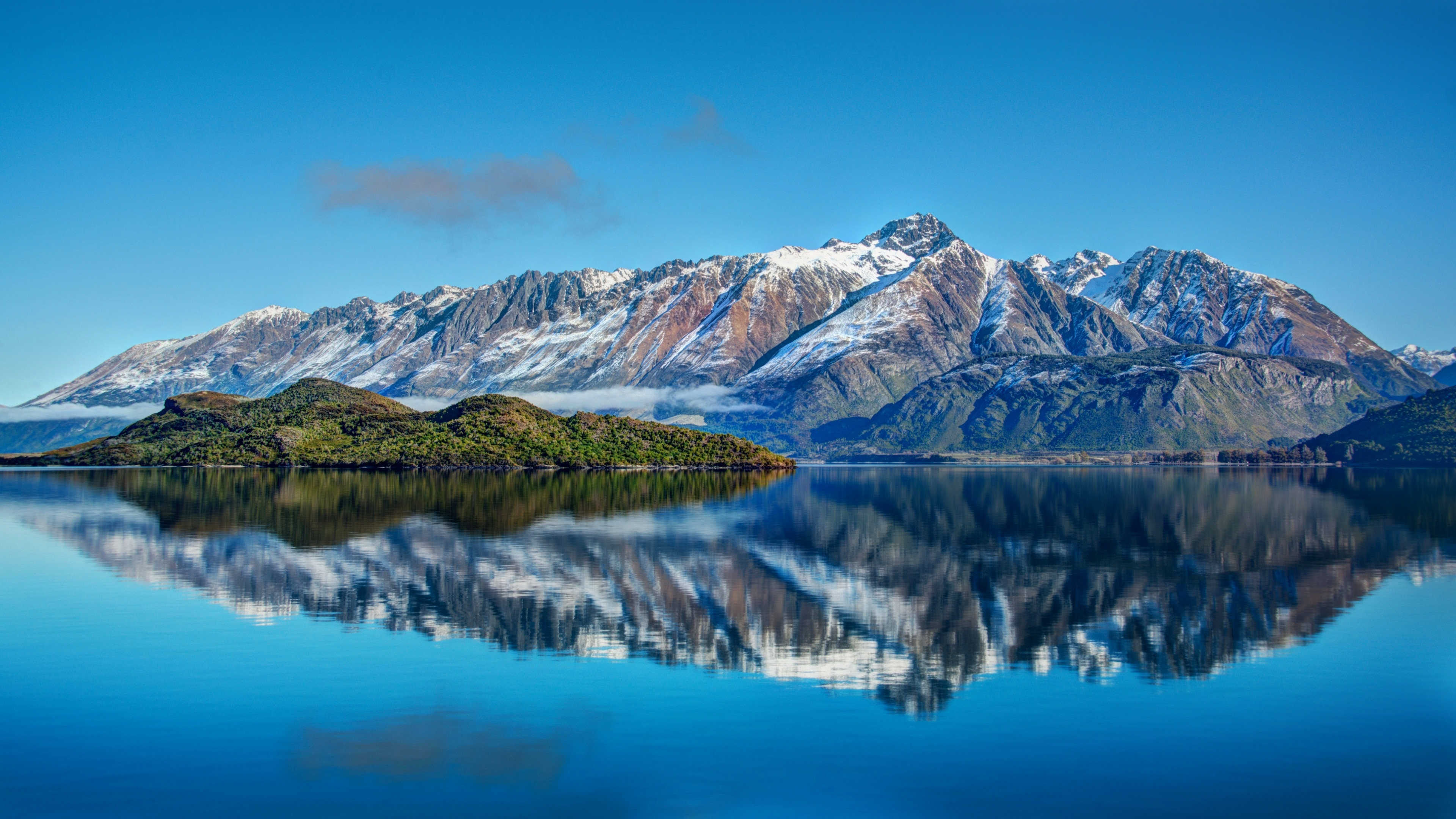Wallpaper New Zealand, Mountain, 4k, HD wallpaper, Lake 