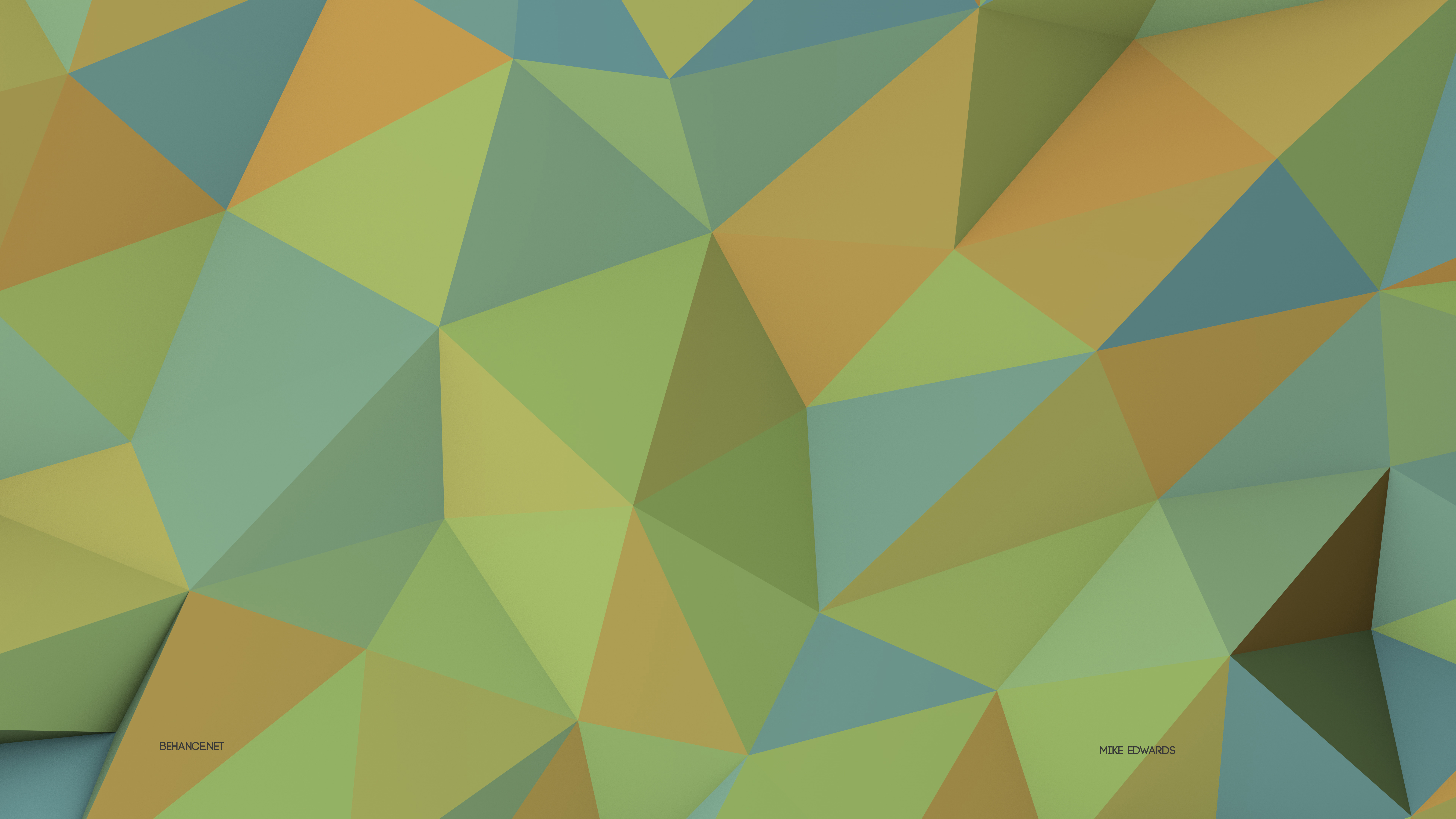Wallpaper polygon, 4k, 5k wallpaper, 8k, green, yellow