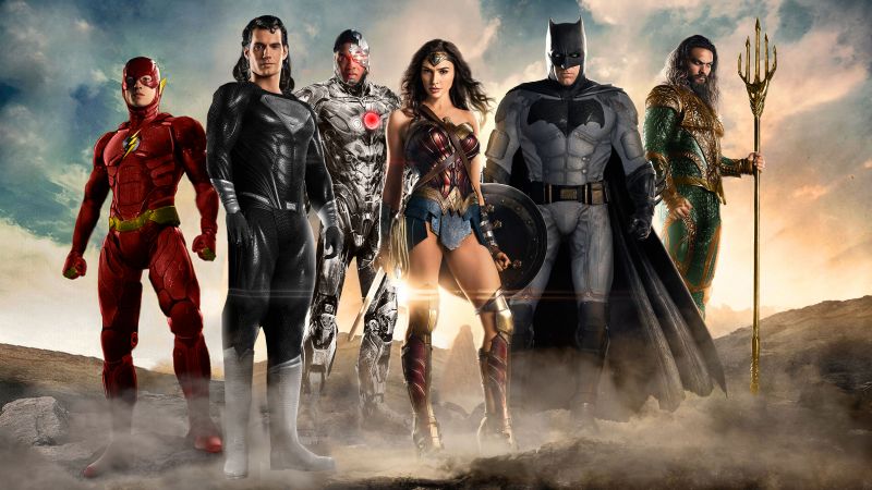 Justice League, superman, batman, Wonder woman, superhero (horizontal)