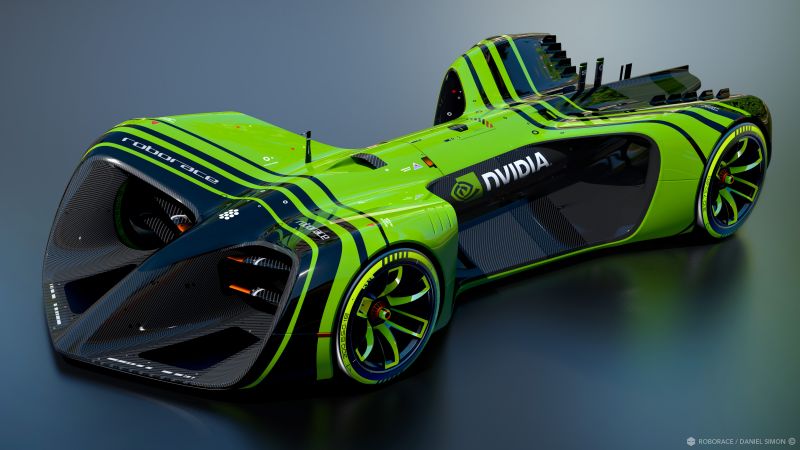 Roborace NVidia, future cars, Formula E season, electric cars, Daniel Simon (horizontal)