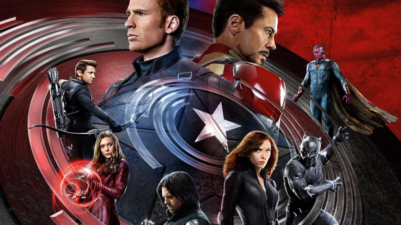 Captain America 3: civil war, Iron Man, Marvel, best movies of 2016 (horizontal)