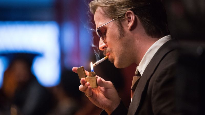 The Nice Guys, Ryan Gosling, smoke, best movies of 2016 (horizontal)