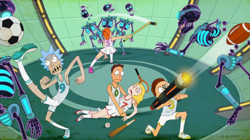 Rick and Morty, rick, 3 season, best tv series, best animations movies (horizontal)