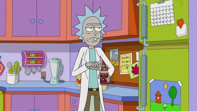 Rick and Morty, rick, 3 season, best tv series (horizontal)