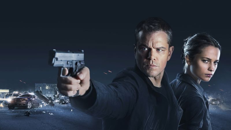 Jason Bourne, Bourne 5, Matt Damon, Alicia Vikander, best movies (horizontal)