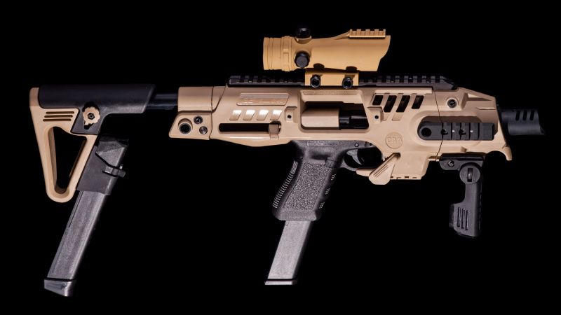 Glock SBR Pistol, 9mm w/ CAA (horizontal)