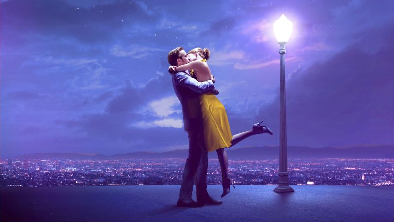 La La Land, Ryan Gosling, Emma Stone (horizontal)