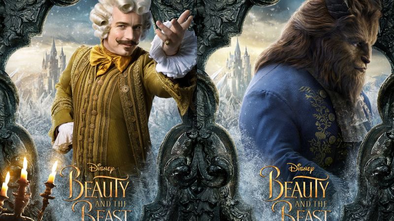 Beauty and the Beast, Evan McGregor, Dan Stevens, life picture, best movies (horizontal)