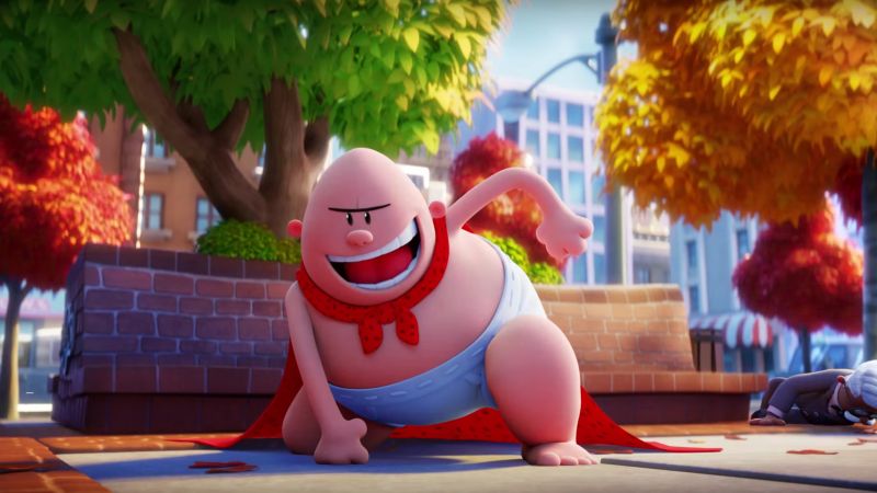 Captain Underpants, The First Epic Movie, best animation movies (horizontal)