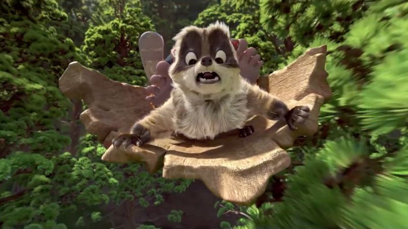 The Son of Bigfoot, raccoon, best animated movies (horizontal)