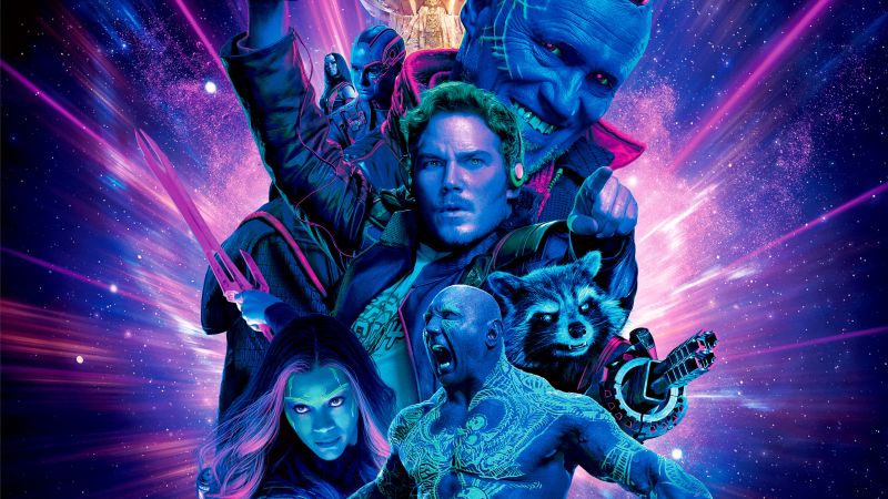 Guardians of the Galaxy Vol. 2, Star-Lord, Gamora, Drax, Rocket, Yondu Udonta, best movies (horizontal)