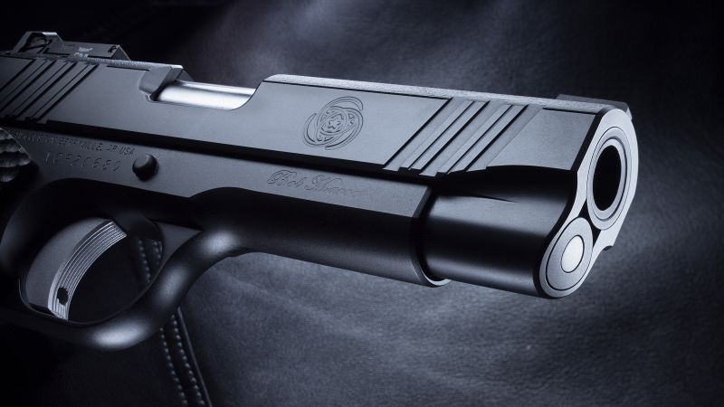 M1911, Nighthawk, custom, marvel black, pistol (horizontal)
