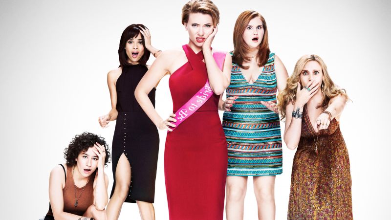 Rough Night, Scarlett Johansson, Jillian Bell, Zoe Kravitz, Ilana Glazer, Kate McKinnon, 4k (horizontal)