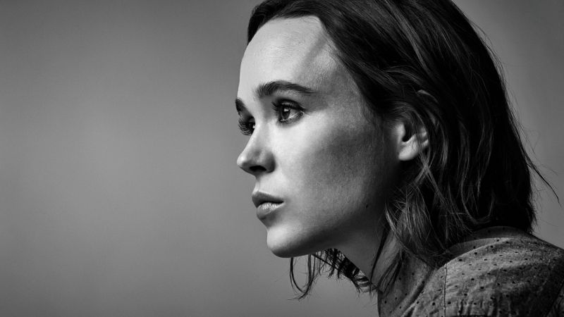 Ellen Page, 4k, photo (horizontal)