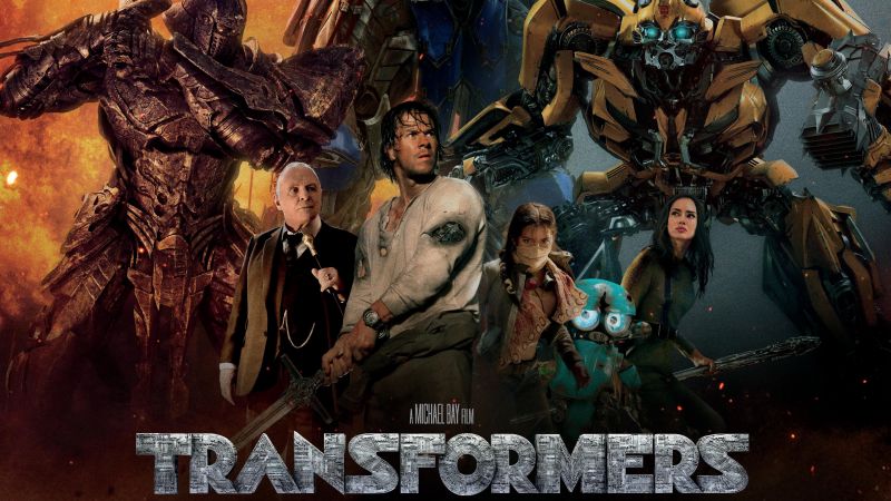 Transformers: The Last Knight, Transformers 5, Laura Haddock, Mark Wahlberg, 4k (horizontal)