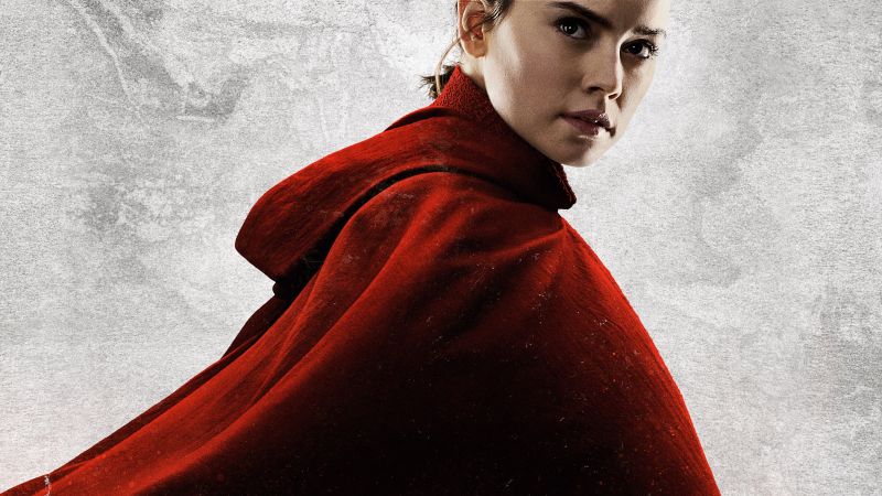 Star Wars: The Last Jedi, Daisy Ridley, 8k (horizontal)