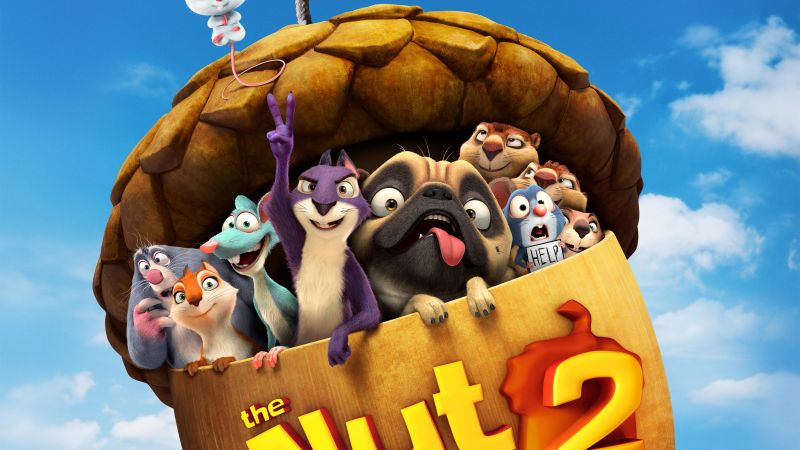 The Nut Job 2: Nutty by Nature, 4k (horizontal)