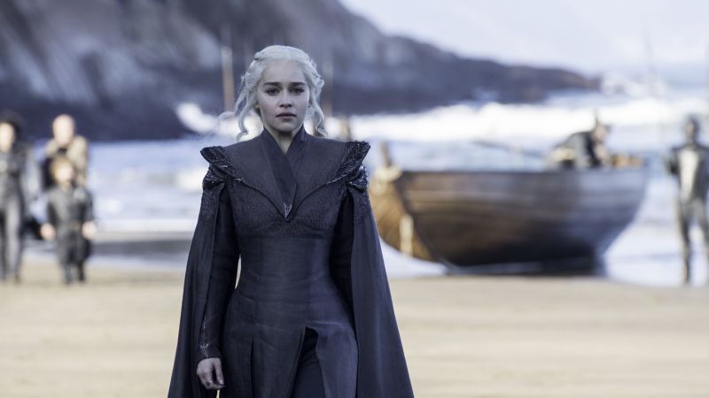 Game of Thrones Season 7, Daenerys Targaryen, Emilia Clarke, TV Series, 4k (horizontal)
