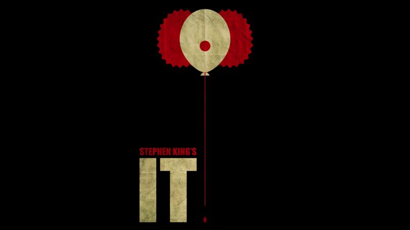 It, Stephen King, poster, 8k (horizontal)