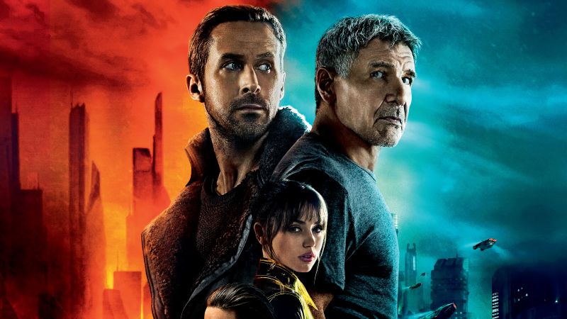 Blade Runner 2049, Ryan Gosling, Ana de Armas, Harrison Ford, 8k (horizontal)