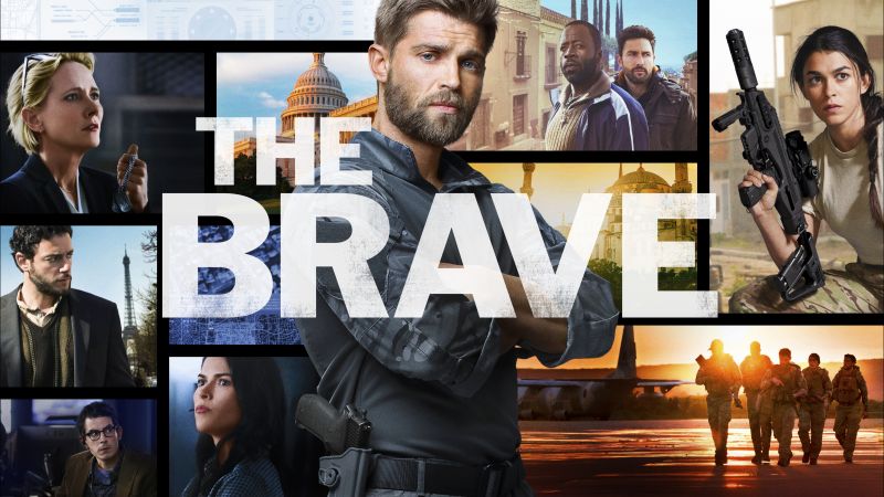 The Brave Season 1, Mike Vogel, Anne Heche, Natacha Karam, TV Series, 4k (horizontal)