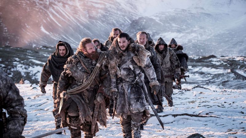 Game of Thrones Season 7, Jon Snow, Kit Harington, TV Series, 5k (horizontal)