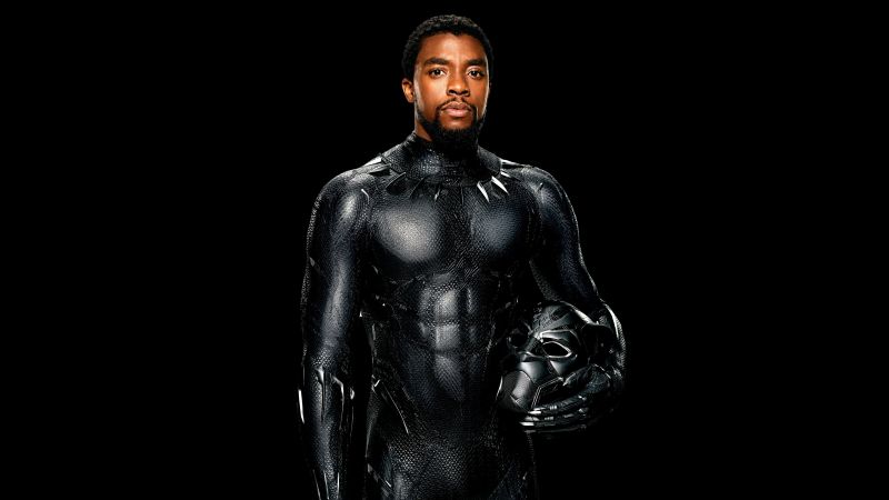 Black Panther, Chadwick Boseman, 4k (horizontal)