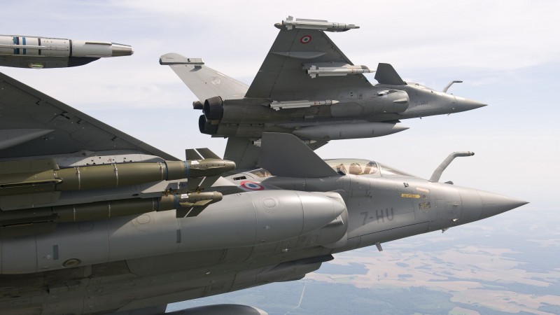 Dassault, Rafale, fighter, aircraft, French Air Force, France (horizontal)