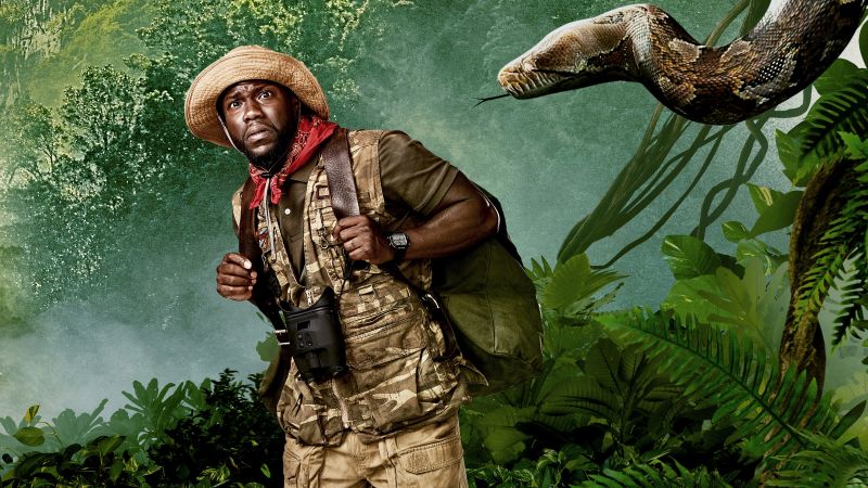 Jumanji: Welcome to the Jungle, Kevin Hart, 4k (horizontal)