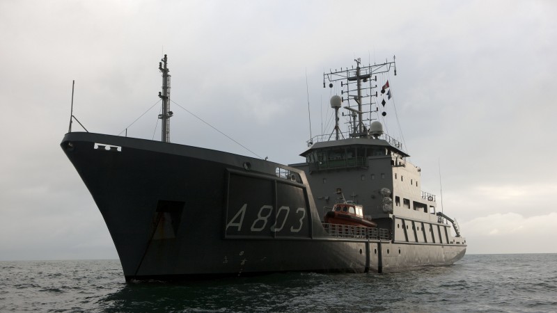 Luymes, A803, Royal Dutch Navy, rescue mission, sea, Denmark (horizontal)