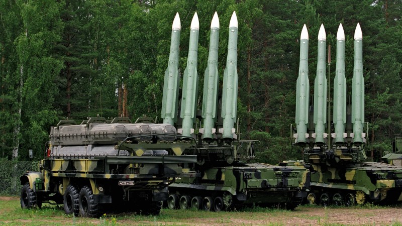 Buk, missile system, Gadfly, SAM system, 9K317, Buk-M2 (horizontal)