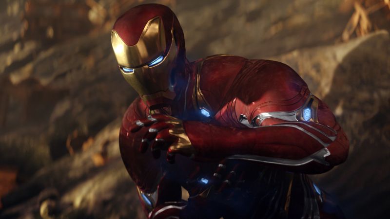 Avengers: Infinity War, Iron Man, 4k (horizontal)