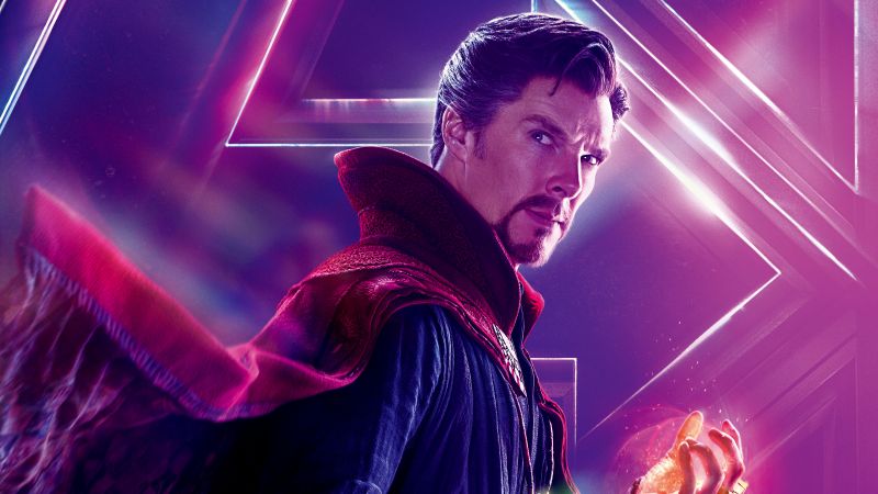 Avengers: Infinity War, Doctor Strange, Benedict Cumberbatch, 8k (horizontal)