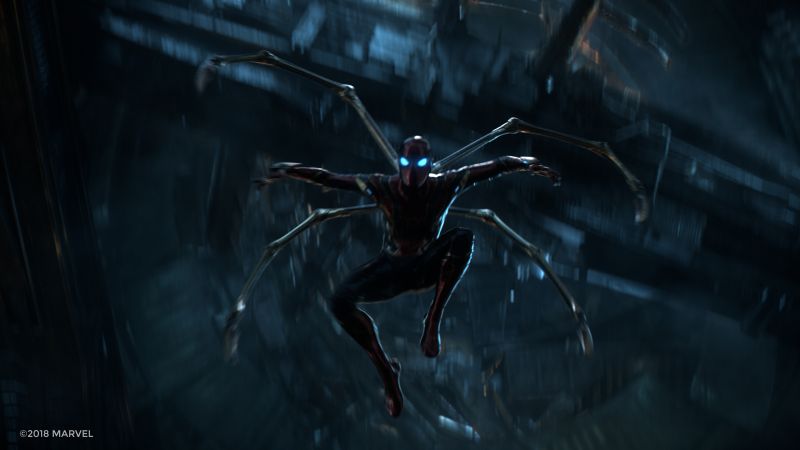 Avengers: Infinity War, Iron Spider, 4K (horizontal)