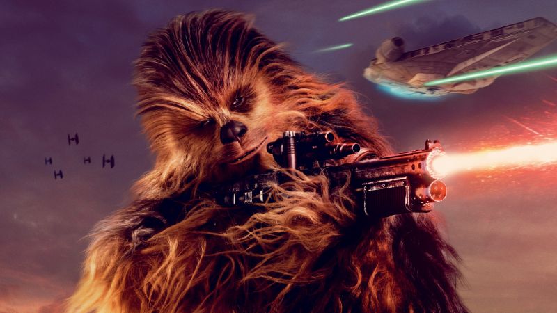 Solo: A Star Wars Story, Chewbacca, 4K, 5K (horizontal)