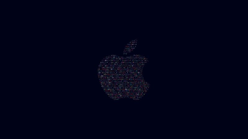 Apple Logo, WWDC 2018, 4K (horizontal)
