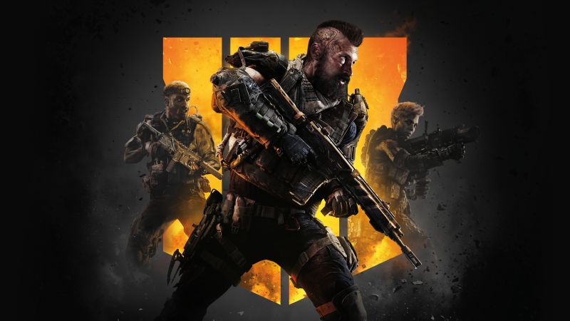 Call of Duty Black Ops 4, poster, 4K (horizontal)