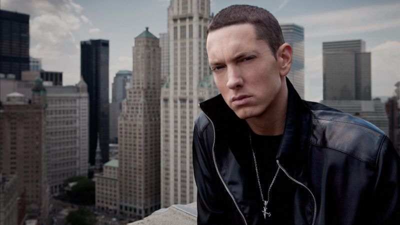 Eminem, singer, rapper, actor, 4K (horizontal)