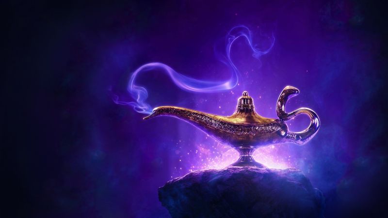 Aladdin, poster, HD (horizontal)