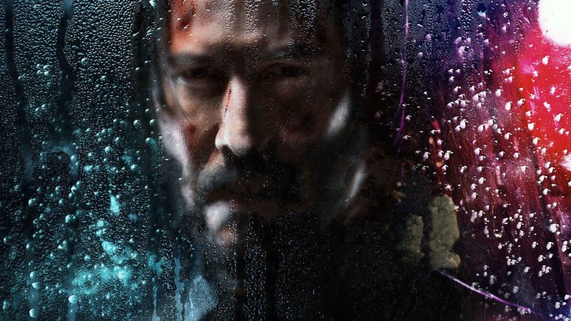 John Wick 3 Parabellum, poster, Keanu Reeves, 4K (horizontal)