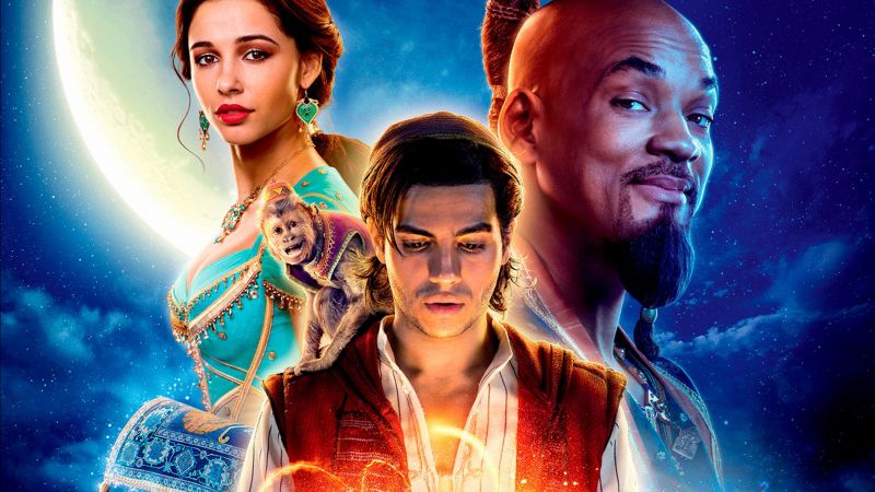 Aladdin, poster, HD (horizontal)