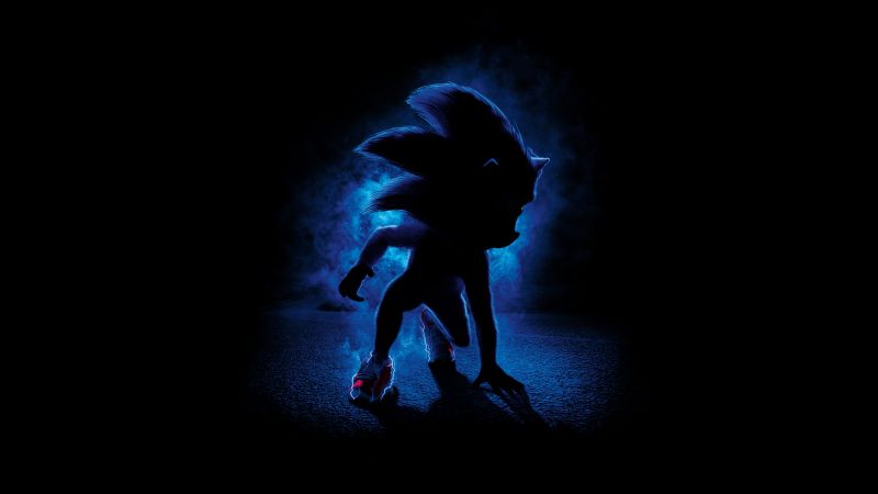Sonic the Hedgehog, poster, 8K (horizontal)