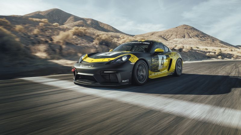 Porsche 718 Cayman GT4 Clubsport, 2020 cars, sport cars, 4K (horizontal)